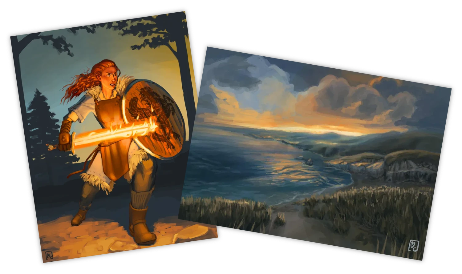 Custom art example